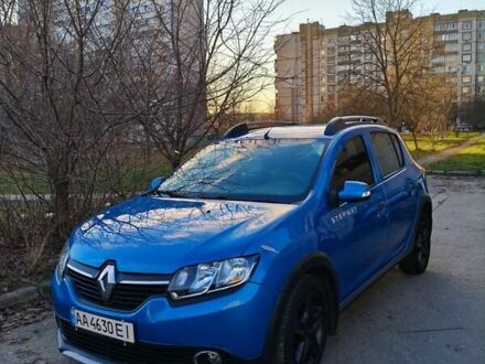 Синий Рено Сандеро, объемом двигателя 1.46 л и пробегом 122 тыс. км за 10200 $, фото 1 на Automoto.ua