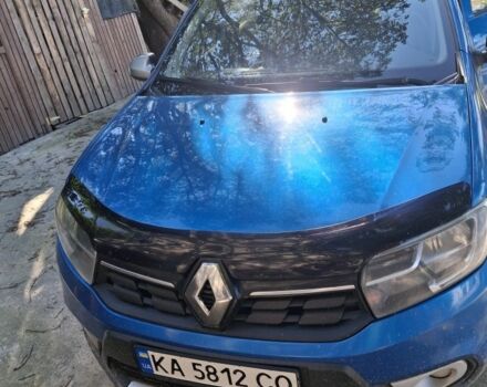 Синий Рено Сандеро, объемом двигателя 1.5 л и пробегом 185 тыс. км за 7600 $, фото 1 на Automoto.ua
