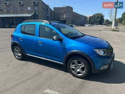 Рено Сандеро 2017 у Дніпро (Дніпропетровську) на Automoto.ua Синій Рено Сандеро, об'ємом двигуна 1.5 л та пробігом 78 тис. км за 11200 $, фото 1 на Automoto.ua
