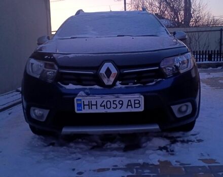 Синий Рено Сандеро, объемом двигателя 1.5 л и пробегом 15900 тыс. км за 9800 $, фото 1 на Automoto.ua