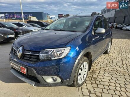 Рено Сандеро 2018 в Львове на Automoto.ua Синий Рено Сандеро, объемом двигателя 1.5 л и пробегом 173 тыс. км за 9490 $, фото 1 на Automoto.ua