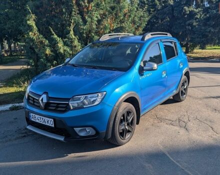 Синий Рено Сандеро, объемом двигателя 1.46 л и пробегом 102 тыс. км за 10500 $, фото 1 на Automoto.ua