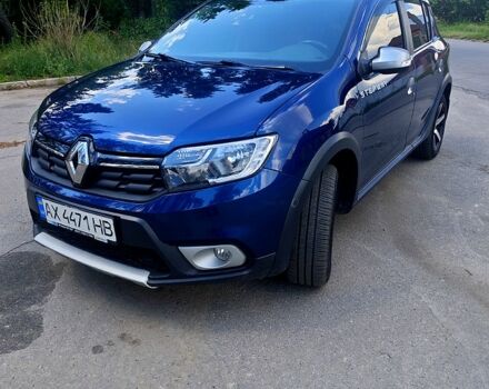 Синій Рено Сандеро, об'ємом двигуна 1.5 л та пробігом 193 тис. км за 9500 $, фото 1 на Automoto.ua