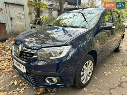 Рено Сандеро 2019 в Киеве на Automoto.ua Синий Рено Сандеро, объемом двигателя 1.46 л и пробегом 96 тыс. км за 8300 $, фото 1 на Automoto.ua