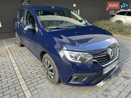 Рено Сандеро 2019 в Киеве на Automoto.ua Синий Рено Сандеро, объемом двигателя 1 л и пробегом 71 тыс. км за 8146 $, фото 1 на Automoto.ua
