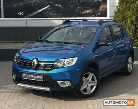 Синий Рено Сандеро, объемом двигателя 1.5 л и пробегом 116 тыс. км за 9815 $, фото 1 на Automoto.ua