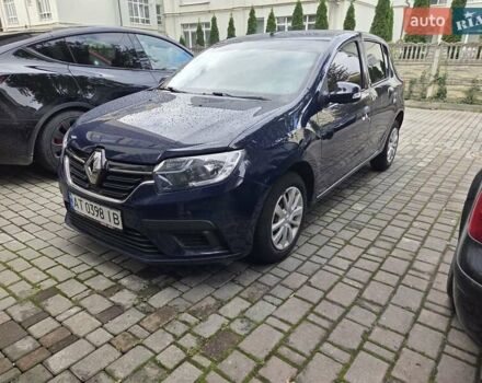 Синий Рено Сандеро, объемом двигателя 1 л и пробегом 96 тыс. км за 7199 $, фото 1 на Automoto.ua