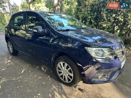 Рено Сандеро 2019 у Буче на Automoto.ua Синій Рено Сандеро, об'ємом двигуна 1.46 л та пробігом 67 тис. км за 8300 $, фото 1 на Automoto.ua
