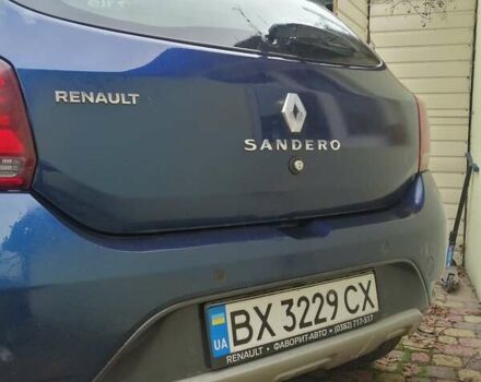 Синій Рено Сандеро, об'ємом двигуна 0.9 л та пробігом 21 тис. км за 11900 $, фото 1 на Automoto.ua