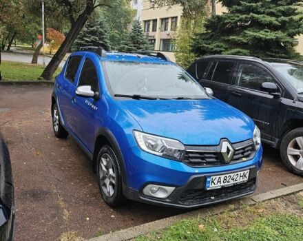 Синий Рено Сандеро, объемом двигателя 1 л и пробегом 75 тыс. км за 250 $, фото 1 на Automoto.ua