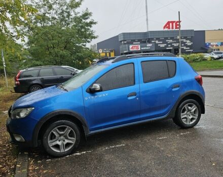 Синий Рено Сандеро, объемом двигателя 1 л и пробегом 75 тыс. км за 10400 $, фото 1 на Automoto.ua