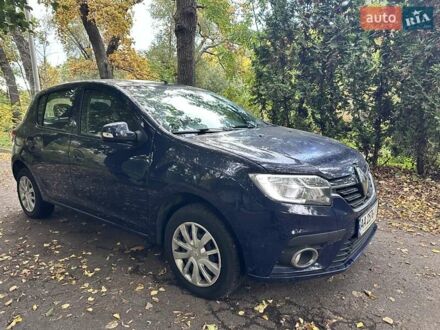 Рено Сандеро 2019 у Києві на Automoto.ua Синій Рено Сандеро, об'ємом двигуна 1.46 л та пробігом 35 тис. км за 9200 $, фото 1 на Automoto.ua
