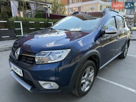 Рено Сандеро 2019 в Полтаве на Automoto.ua Синий Рено Сандеро, объемом двигателя 1.5 л и пробегом 158 тыс. км за 10500 $, фото 1 на Automoto.ua