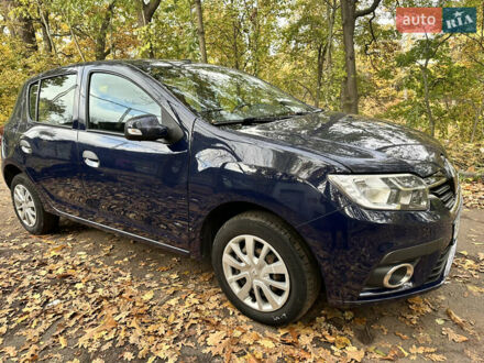 Рено Сандеро 2019 у Києві на Automoto.ua Синій Рено Сандеро, об'ємом двигуна 1.46 л та пробігом 133 тис. км за 8300 $, фото 1 на Automoto.ua