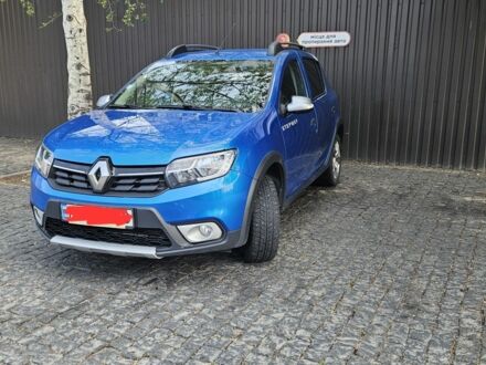 Рено Сандеро 2019 в Петропавлівська Борщагівка на Automoto.ua Синий Рено Сандеро, объемом двигателя 1 л и пробегом 88 тыс. км за 9500 $, фото 1 на Automoto.ua