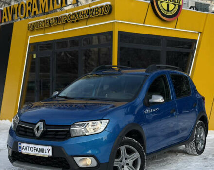 Синий Рено Сандеро, объемом двигателя 1.46 л и пробегом 60 тыс. км за 11700 $, фото 1 на Automoto.ua