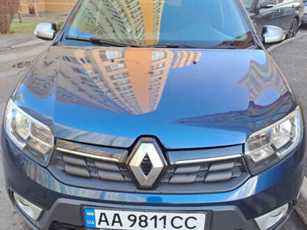 Синій Рено Сандеро, об'ємом двигуна 1.46 л та пробігом 56 тис. км за 11999 $, фото 1 на Automoto.ua