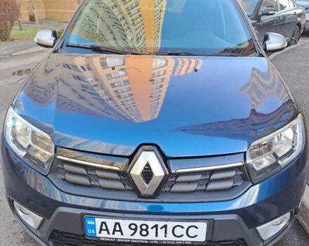 Синий Рено Сандеро, объемом двигателя 1.46 л и пробегом 56 тыс. км за 11999 $, фото 1 на Automoto.ua
