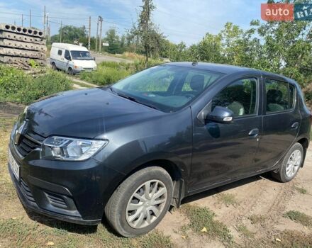 Синий Рено Сандеро, объемом двигателя 0.9 л и пробегом 38 тыс. км за 10800 $, фото 1 на Automoto.ua