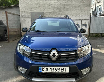 Синий Рено Сандеро, объемом двигателя 1.46 л и пробегом 104 тыс. км за 12000 $, фото 1 на Automoto.ua