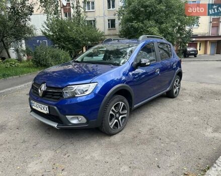 Синий Рено Сандеро, объемом двигателя 1.46 л и пробегом 52 тыс. км за 12500 $, фото 1 на Automoto.ua