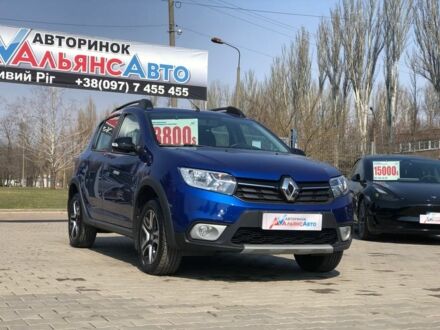 Синій Рено Сандеро, об'ємом двигуна 0.09 л та пробігом 24 тис. км за 11999 $, фото 1 на Automoto.ua