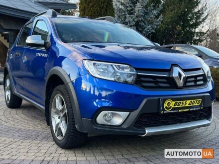 Рено Сандеро 2021 в Львове на Automoto.ua Синий Рено Сандеро, объемом двигателя 0.9 л и пробегом 41 тыс. км за 14799 $, фото 1 на Automoto.ua