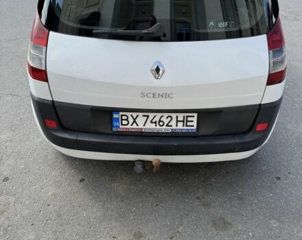 Белый Рено Сценик II, объемом двигателя 1.5 л и пробегом 295 тыс. км за 4950 $, фото 7 на Automoto.ua