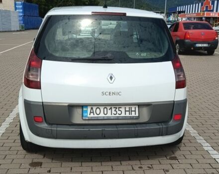 Белый Рено Сценик II, объемом двигателя 1.9 л и пробегом 253 тыс. км за 4300 $, фото 4 на Automoto.ua