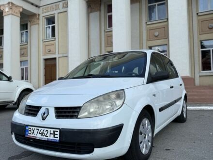 Рено Сценик II 2005 в Житомире на Automoto.ua Белый Рено Сценик II, объемом двигателя 1.5 л и пробегом 295 тыс. км за 4950 $, фото 1 на Automoto.ua