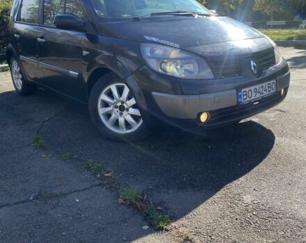 Черный Рено Сценик II, объемом двигателя 1.9 л и пробегом 258 тыс. км за 3400 $, фото 1 на Automoto.ua