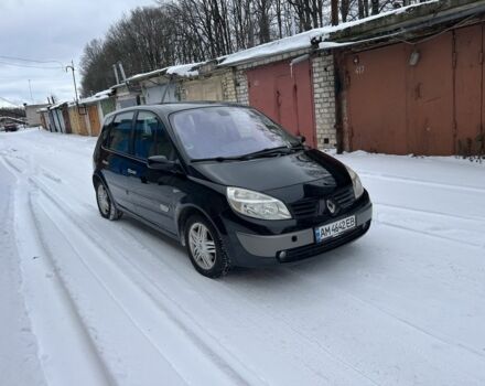 Черный Рено Сценик II, объемом двигателя 1.6 л и пробегом 160 тыс. км за 4200 $, фото 13 на Automoto.ua