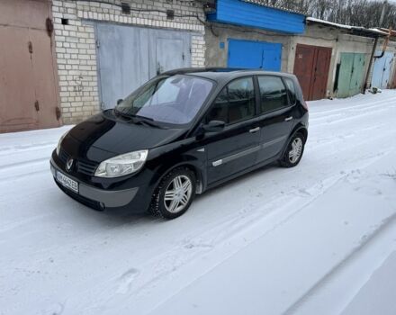 Черный Рено Сценик II, объемом двигателя 1.6 л и пробегом 160 тыс. км за 4200 $, фото 2 на Automoto.ua