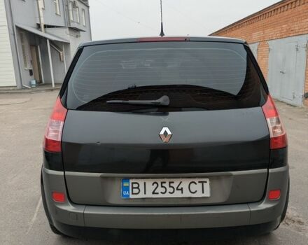 Черный Рено Сценик II, объемом двигателя 1.6 л и пробегом 194 тыс. км за 5500 $, фото 12 на Automoto.ua