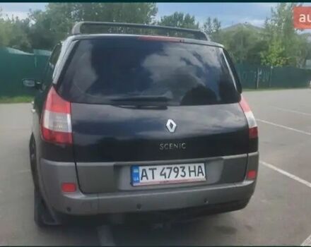 Черный Рено Сценик II, объемом двигателя 1.9 л и пробегом 240 тыс. км за 3700 $, фото 2 на Automoto.ua