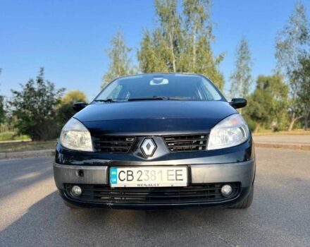 Черный Рено Сценик II, объемом двигателя 1.9 л и пробегом 320 тыс. км за 4300 $, фото 1 на Automoto.ua
