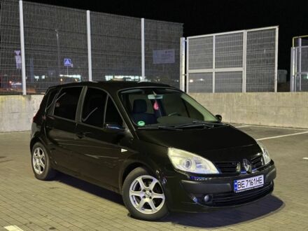 Черный Рено Сценик II, объемом двигателя 1.6 л и пробегом 170 тыс. км за 5200 $, фото 1 на Automoto.ua