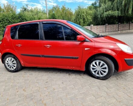 Красный Рено Сценик II, объемом двигателя 1.6 л и пробегом 205 тыс. км за 4700 $, фото 6 на Automoto.ua