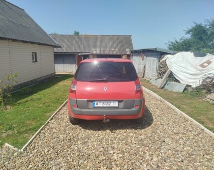 Красный Рено Сценик II, объемом двигателя 1.6 л и пробегом 300 тыс. км за 4600 $, фото 2 на Automoto.ua
