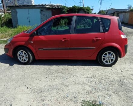 Красный Рено Сценик II, объемом двигателя 1.6 л и пробегом 345 тыс. км за 3300 $, фото 6 на Automoto.ua