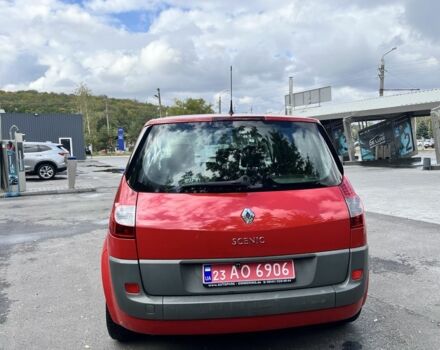Красный Рено Сценик II, объемом двигателя 1.6 л и пробегом 202 тыс. км за 5350 $, фото 4 на Automoto.ua