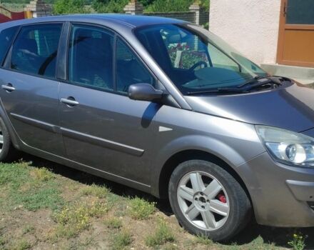 Серый Рено Сценик II, объемом двигателя 1.6 л и пробегом 202 тыс. км за 5000 $, фото 2 на Automoto.ua