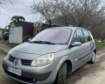 Серый Рено Сценик II, объемом двигателя 1.6 л и пробегом 173 тыс. км за 4800 $, фото 7 на Automoto.ua