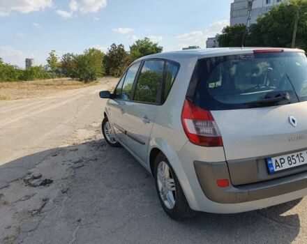 Серый Рено Сценик II, объемом двигателя 1.6 л и пробегом 193 тыс. км за 5300 $, фото 4 на Automoto.ua