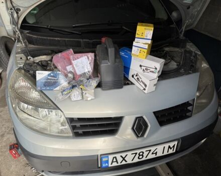 Сірий Рено Сценік II, об'ємом двигуна 1.6 л та пробігом 220 тис. км за 4550 $, фото 14 на Automoto.ua