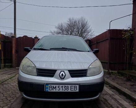 Серый Рено Сценик II, объемом двигателя 1.6 л и пробегом 305 тыс. км за 4300 $, фото 5 на Automoto.ua