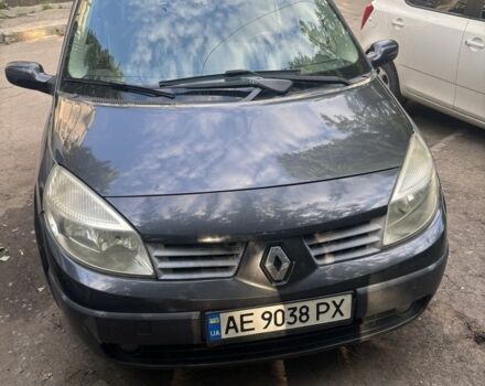 Сірий Рено Сценік II, об'ємом двигуна 1.6 л та пробігом 220 тис. км за 4700 $, фото 3 на Automoto.ua