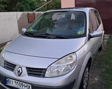 Серый Рено Сценик II, объемом двигателя 1.6 л и пробегом 322 тыс. км за 5190 $, фото 1 на Automoto.ua