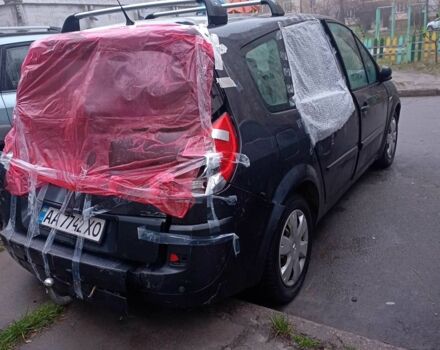 Серый Рено Сценик II, объемом двигателя 1.5 л и пробегом 214 тыс. км за 3000 $, фото 3 на Automoto.ua