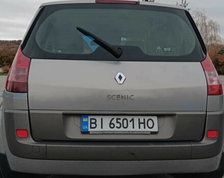 Сірий Рено Сценік II, об'ємом двигуна 2 л та пробігом 155 тис. км за 4600 $, фото 12 на Automoto.ua